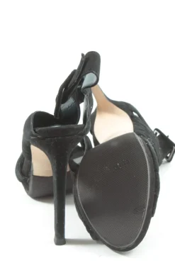 Sandaletten>Zara Basic Plateau-Sandaletten Größe 37 schwarz