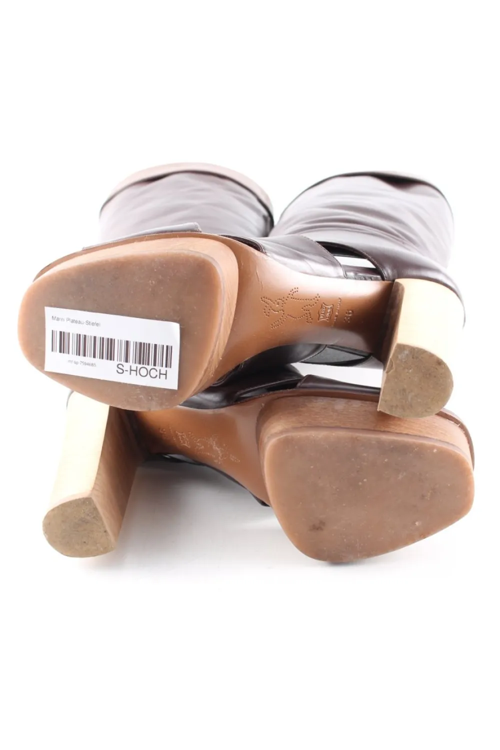 Stiefel>Marni Plateau-Stiefel Größe 36 braun