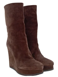 Stiefeletten>Jil Sander Plateau-Stiefeletten Größe 37,5 braun