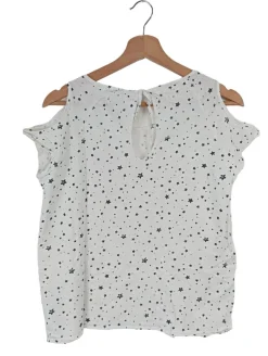 Shirts>edc Print-Shirt Größe 38 weißschwarz