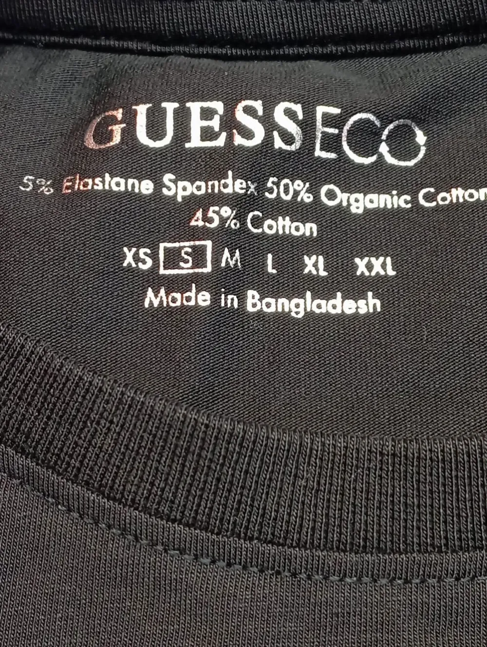 Shirts>Guess Print-Shirt Größe 36 schwarz