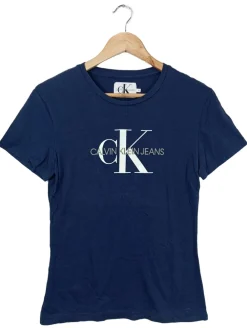 Shirts>Calvin Klein Print-Shirt Größe 36 blau