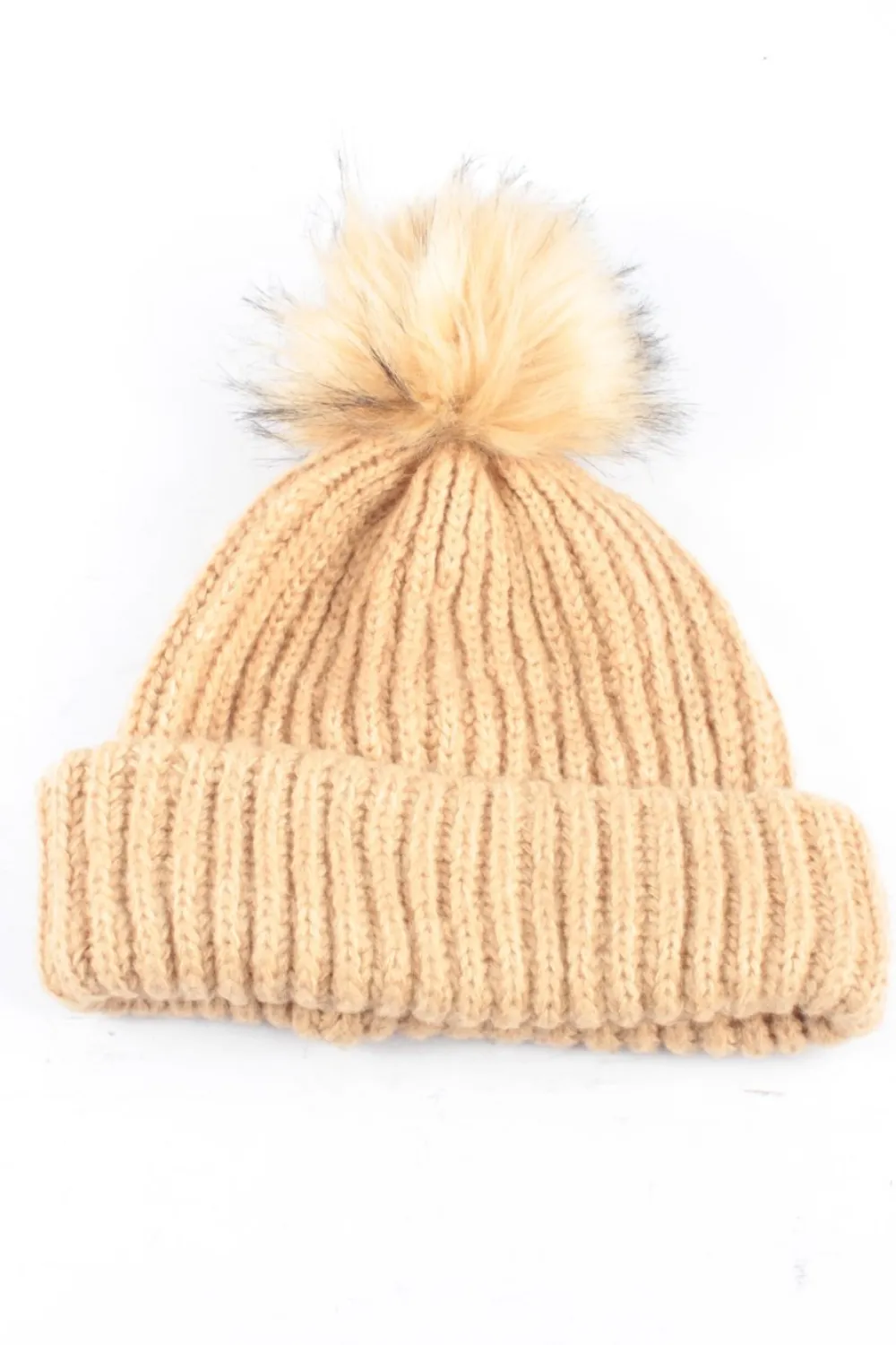 Mützen>Topshop Pudelmütze creme