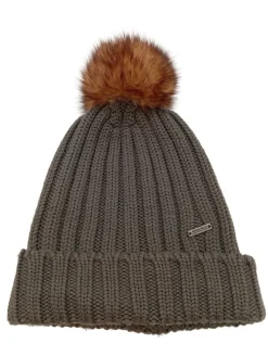 Mützen>Woolrich Pudelmütze braun