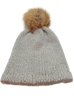 Mützen>Toque Pudelmütze braun