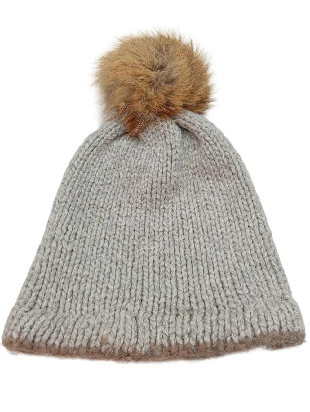 Mützen>Toque Pudelmütze braun