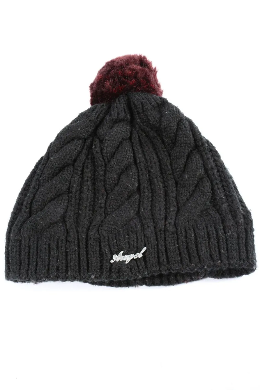 Mützen>angel Pudelmütze Größe 62 schwarz