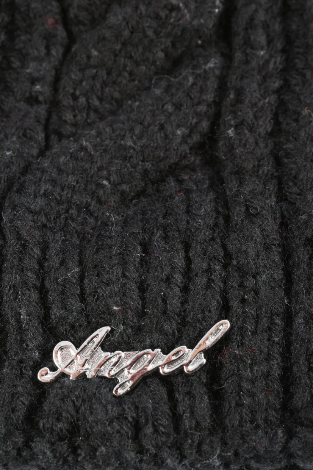 Mützen>angel Pudelmütze Größe 62 schwarz