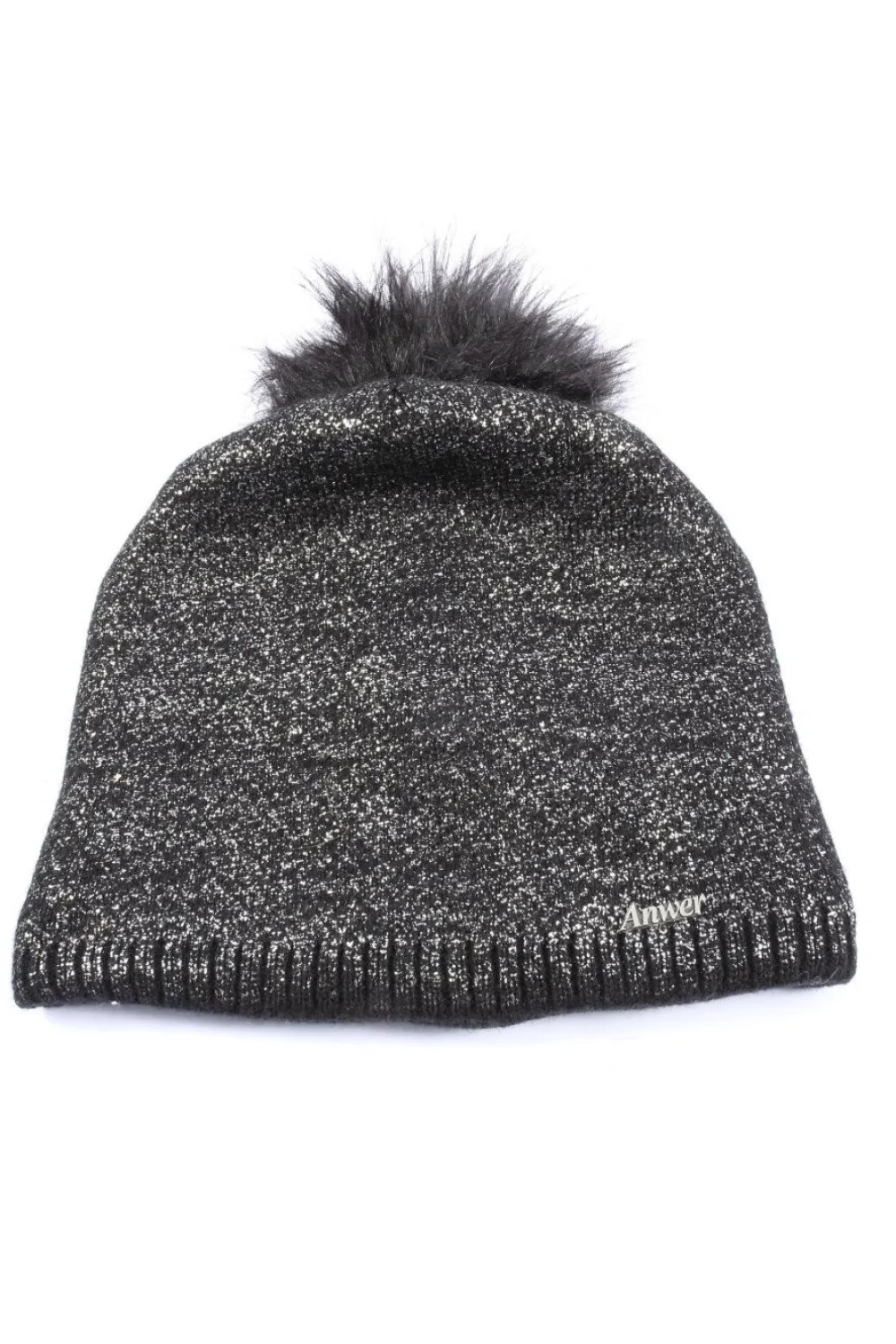 Mützen> Pudelmütze Größe 56 schwarzweiß