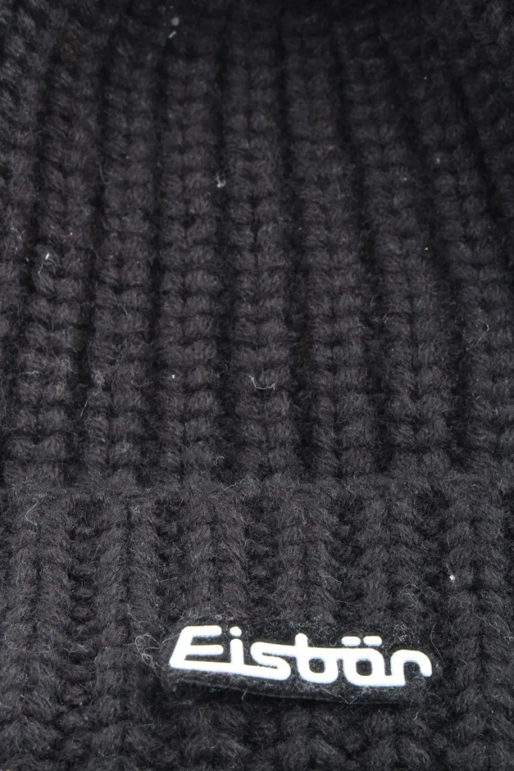 Mützen>Eisbu00e4r Pudelmütze Größe 52 schwarz