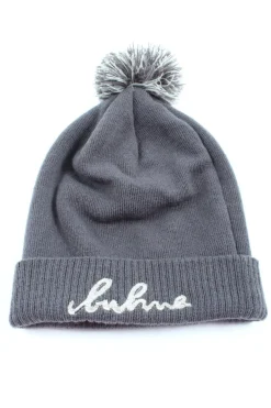 Mützen>Beechfield Original Headwear Pudelmütze Größe 54 hellgrau