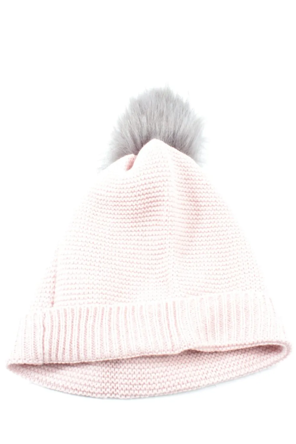 Mützen> Pudelmütze Größe 52 pinkhellgrau