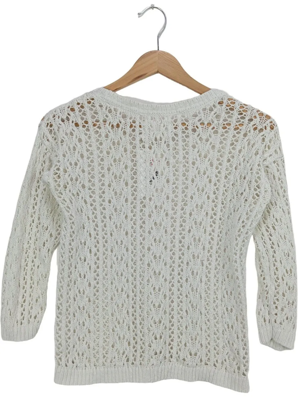 Pullover>Hollister Pullover Größe 36 weiß