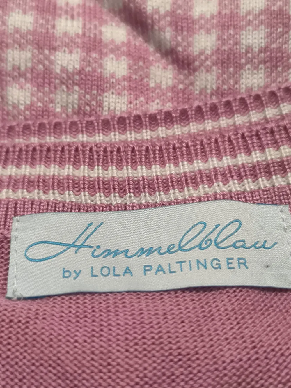 Pullover>Lola Paltinger Pullover Twin Set Größe 48 pink