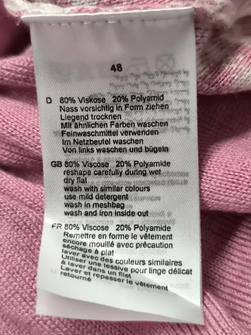 Pullover>Lola Paltinger Pullover Twin Set Größe 48 pink