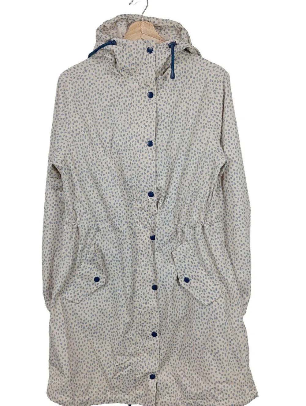 Mäntel>Tchibo / TCM Regenmantel Größe 38 wollweißblau