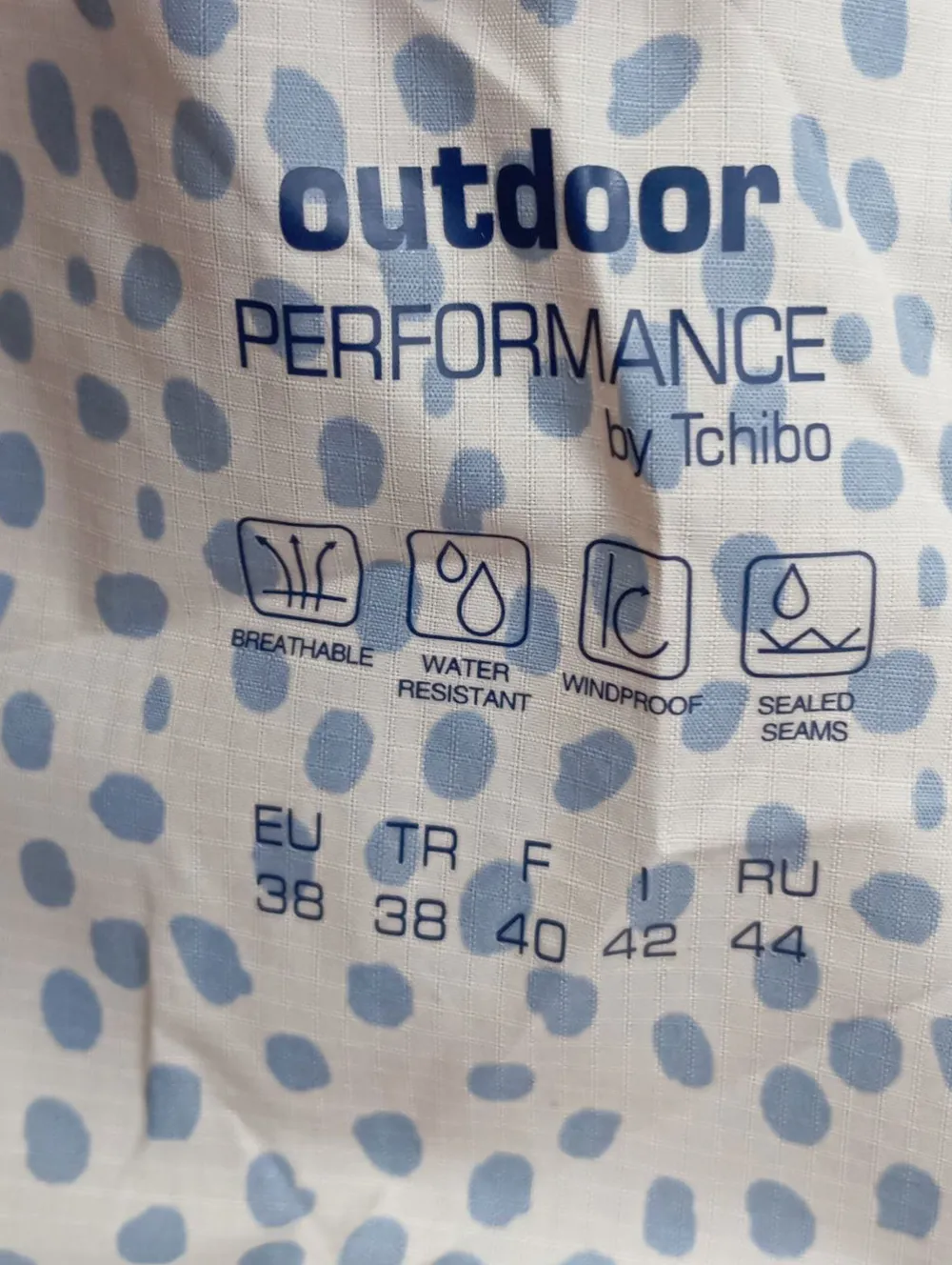 Mäntel>Tchibo / TCM Regenmantel Größe 38 wollweißblau