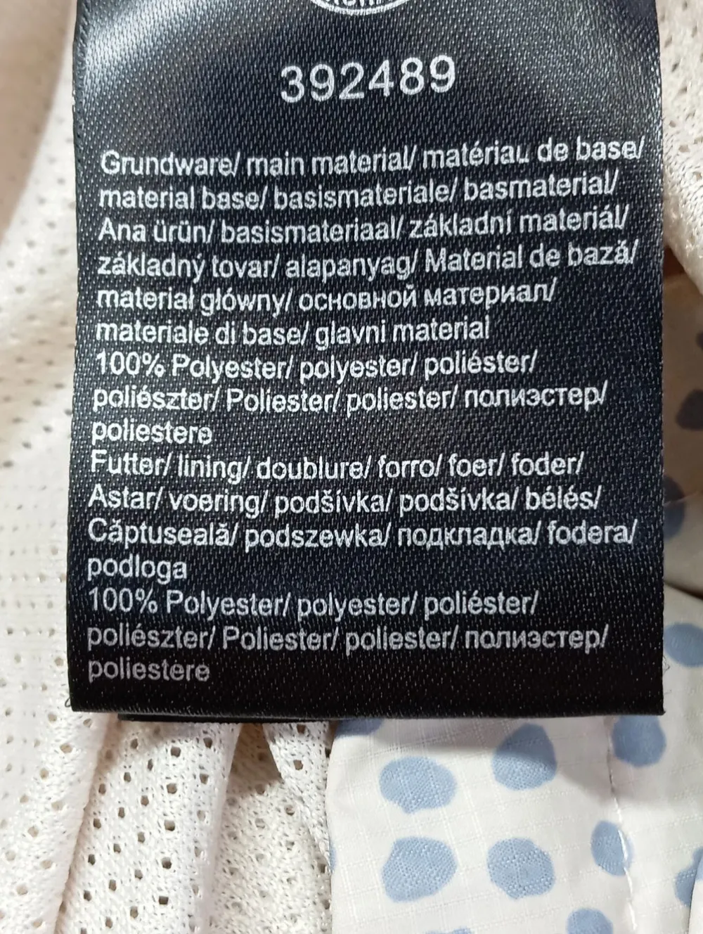 Mäntel>Tchibo / TCM Regenmantel Größe 38 wollweißblau