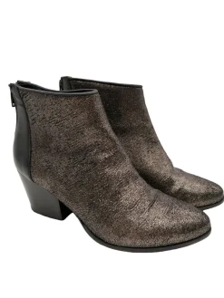 Stiefeletten>Ovyu00e9 Reißverschluss-Stiefeletten Größe 39 goldfarben