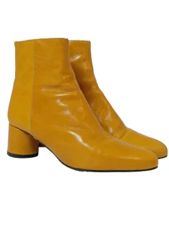 Stiefeletten>Office London Reißverschluss-Stiefeletten Größe 37 dunkelgelb