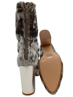 Stiefeletten>Missguided Reißverschluss-Stiefeletten Größe 38 braunwollweiß