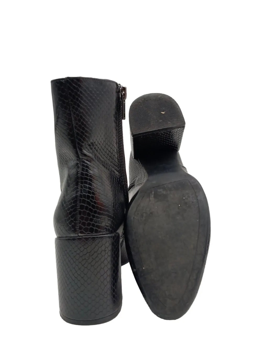 Stiefeletten>Bershka Reißverschluss-Stiefeletten Größe 37 schwarz