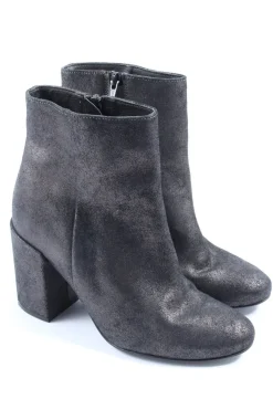 Stiefeletten>Gianni Gregori Reißverschluss-Stiefeletten Größe 37 taupesilberfarben