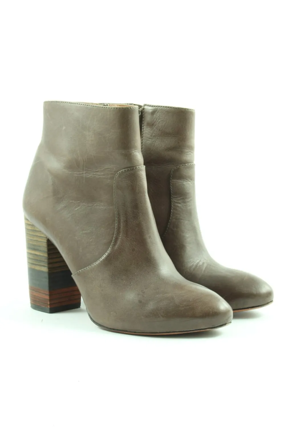 Stiefeletten>Antica Cuoieria Reißverschluss-Stiefeletten Größe 37 braun