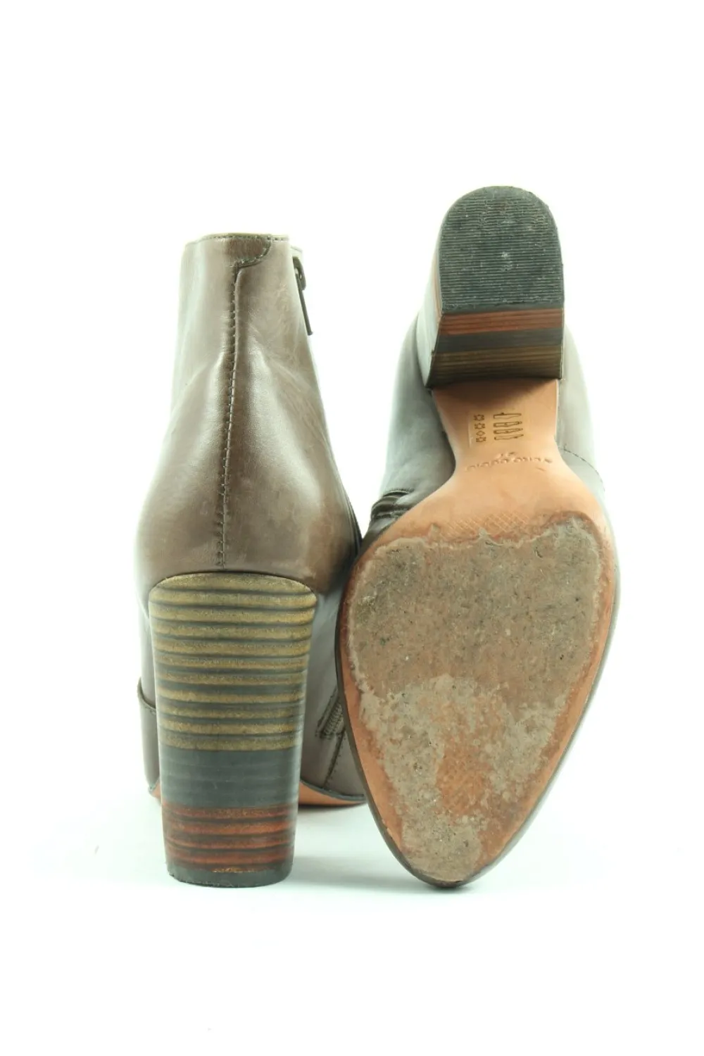 Stiefeletten>Antica Cuoieria Reißverschluss-Stiefeletten Größe 37 braun