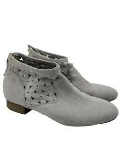 Stiefeletten>Giorgio Picino Reißverschluss-Stiefeletten Größe 39 hellgrau