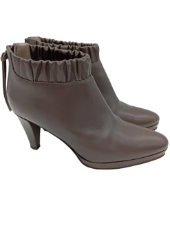 Stiefeletten>Pino Convertini Reißverschluss-Stiefeletten Größe 39 hellgrau