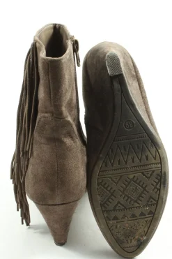 Stiefeletten>Tom Tailor Reißverschluss-Stiefeletten Größe 39 braun