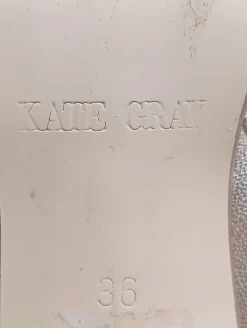 Reißverschluss-Stiefeletten Größe 36-Kate Gray Clearance