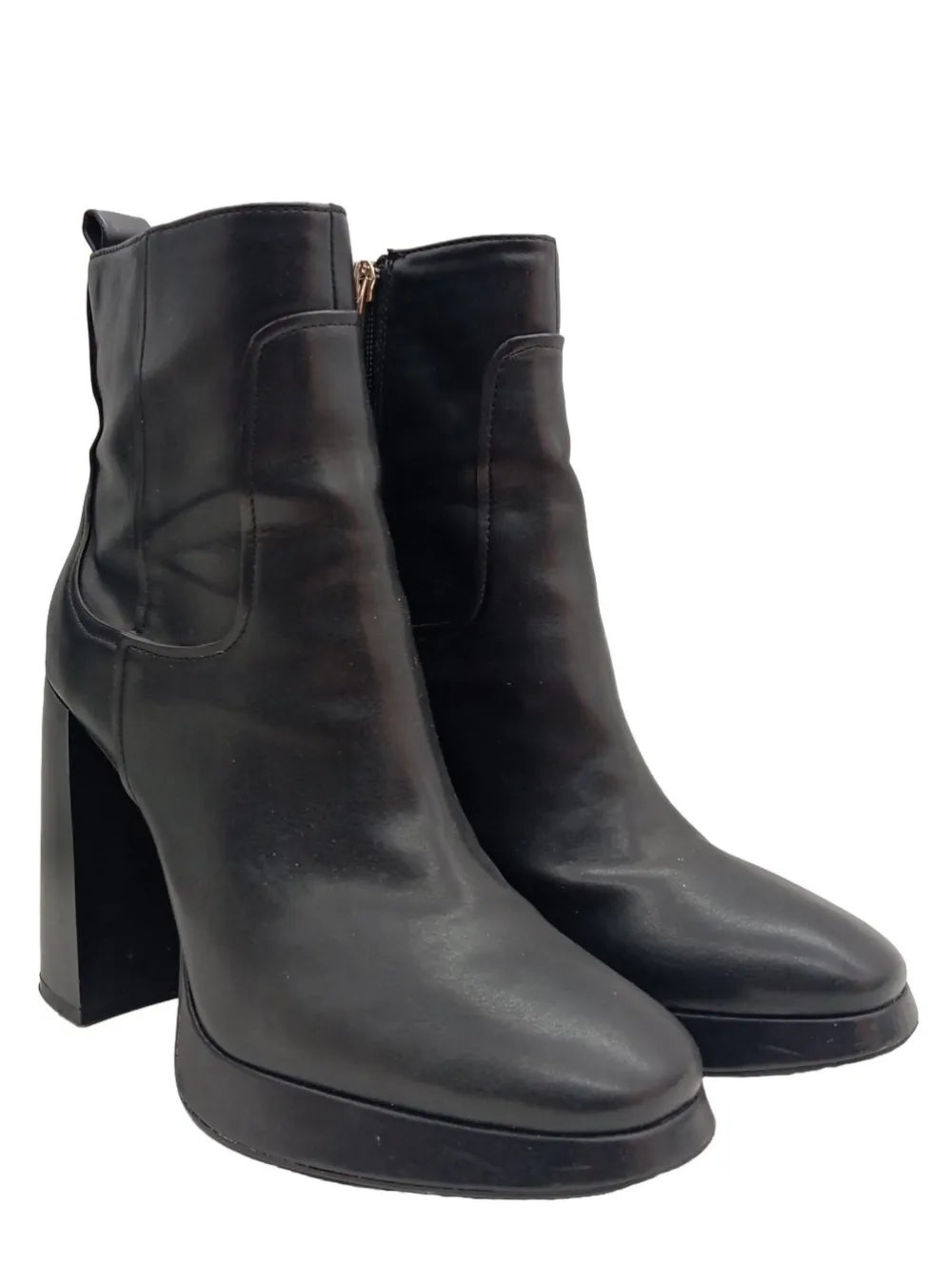 Stiefeletten>Zara Trafaluc Reißverschluss-Stiefeletten Größe 40 schwarz