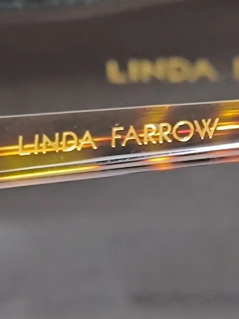 Retro Brille-linda farrow Clearance