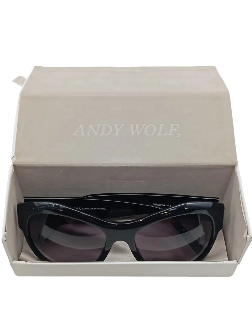 Sonnenbrillen>Andy Wolf Eyewear Retro Brille schwarz