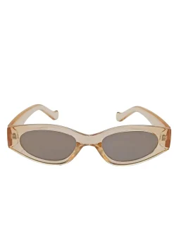 Sonnenbrillen>H&M Retro Brille wollweiß