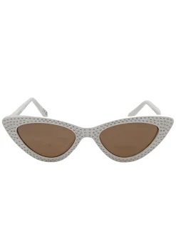 Sonnenbrillen>Steve Madden Retro Brille weiß