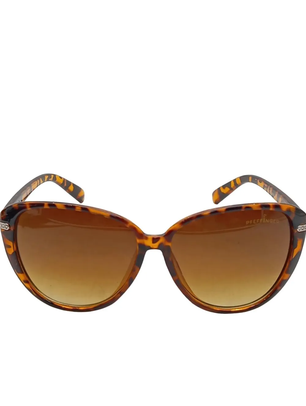 Sonnenbrillen>Pfeffinger Retro Brille braunhellorange