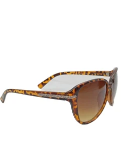 Sonnenbrillen>Pfeffinger Retro Brille braunhellorange