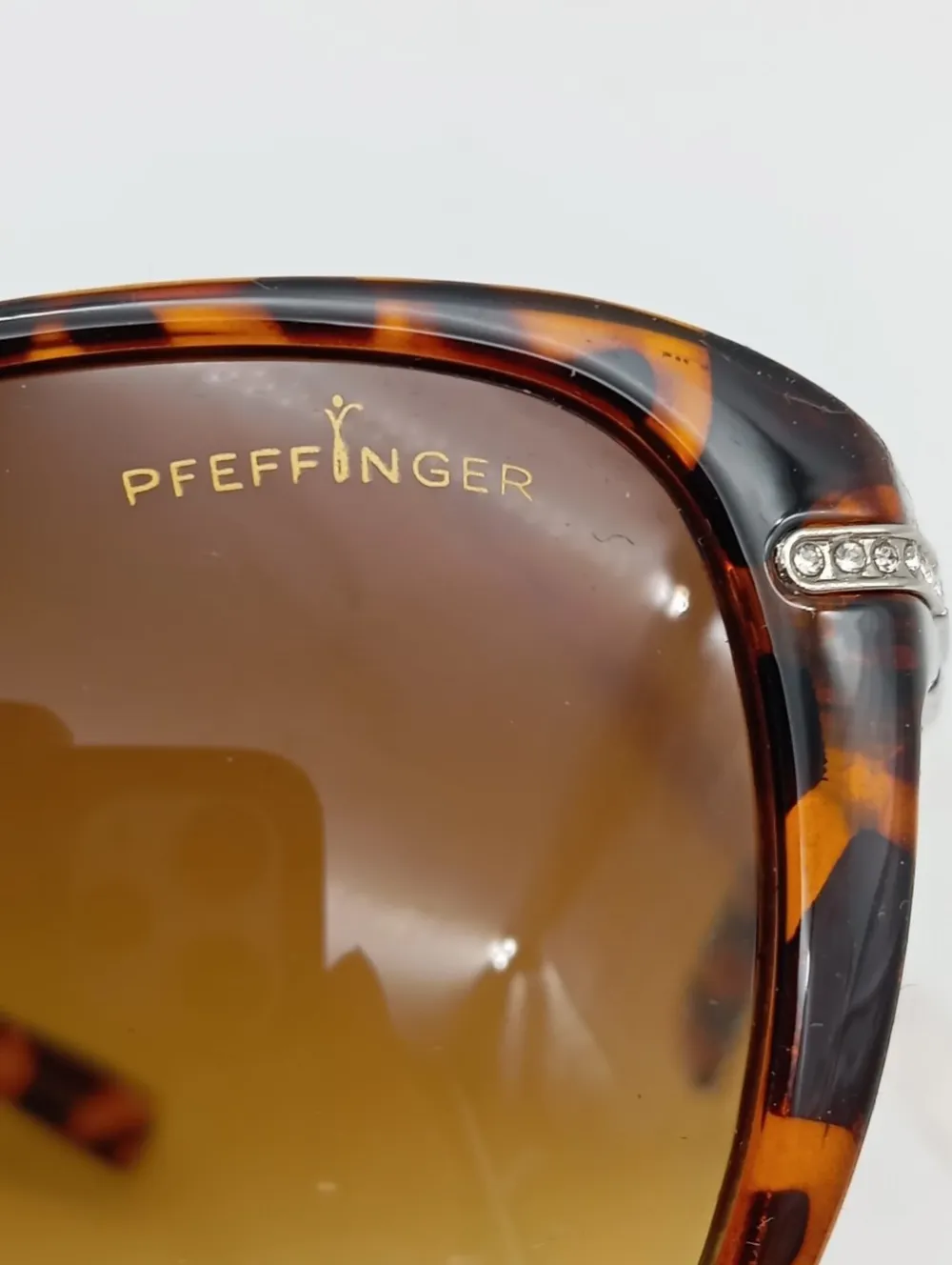 Sonnenbrillen>Pfeffinger Retro Brille braunhellorange