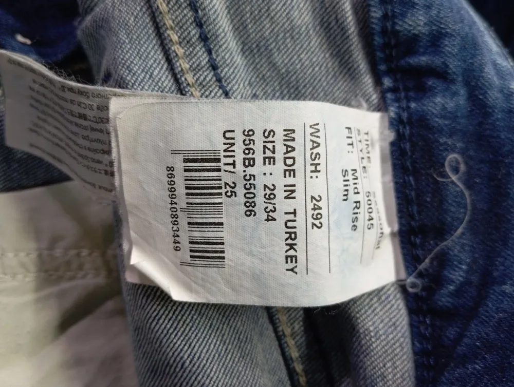 Jeans>LTB Röhrenjeans Größe 38 blau