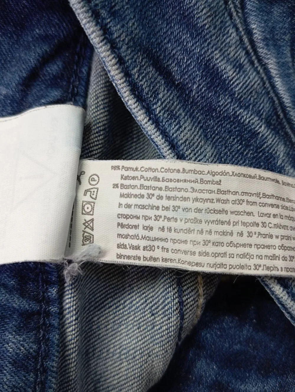 Jeans>LTB Röhrenjeans Größe 38 blau