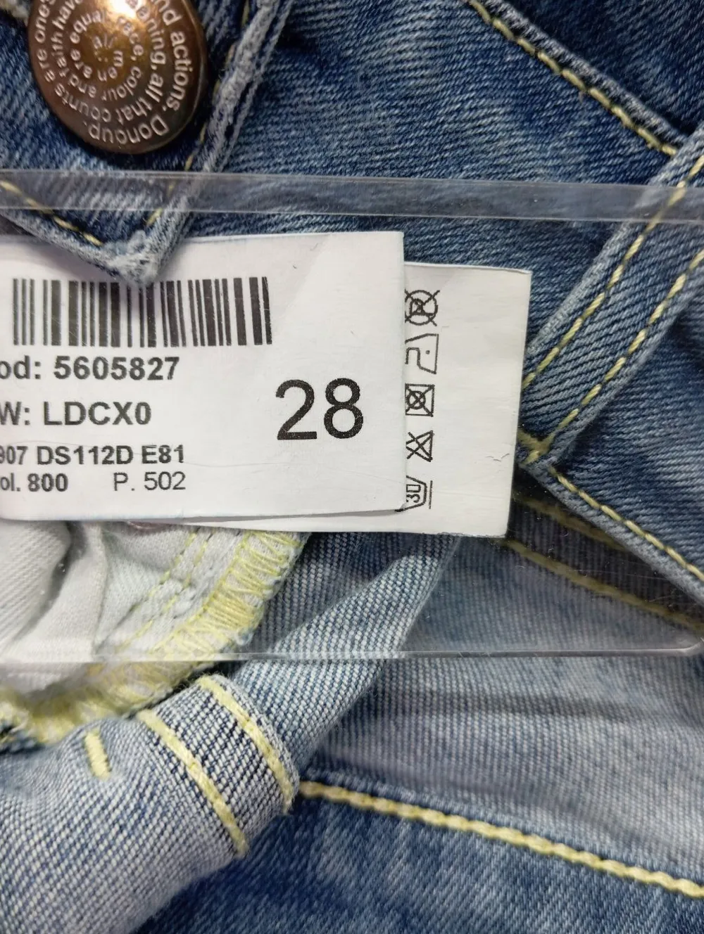 Jeans>Dondup Röhrenjeans Größe 38 blau