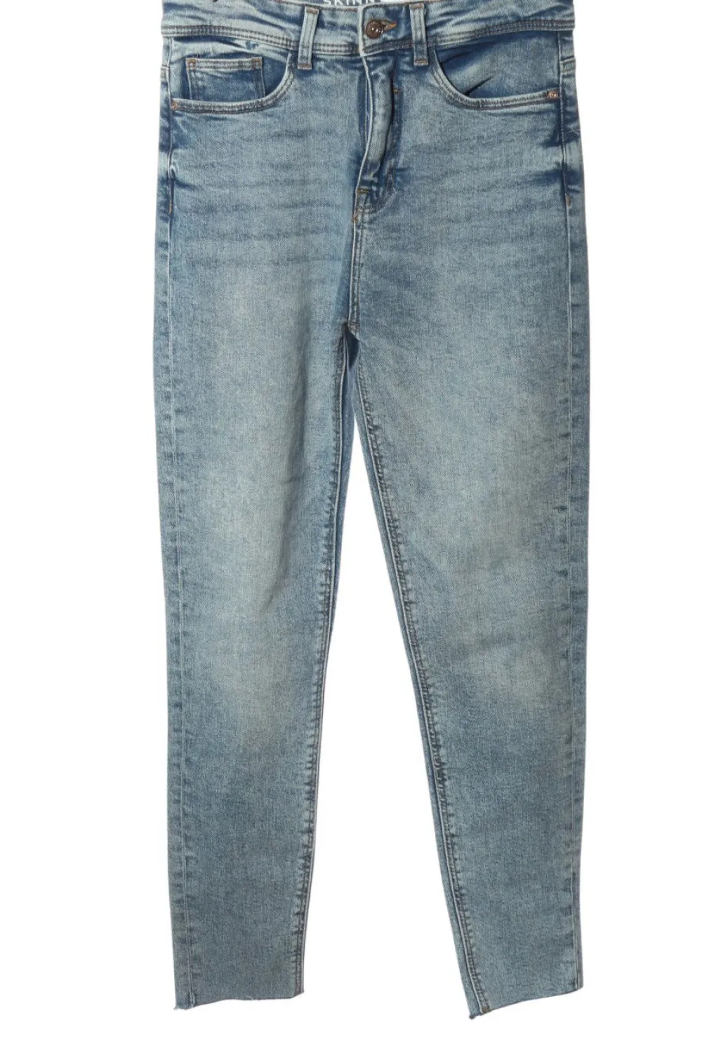 Jeans>Clockhouse Röhrenjeans Größe 38 blau