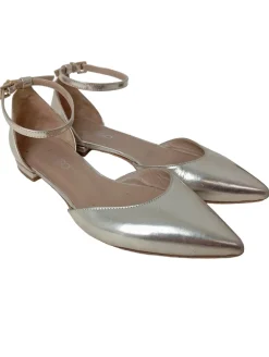Ballerinas>Prego Riemchen Ballerinas Größe 35 goldfarben
