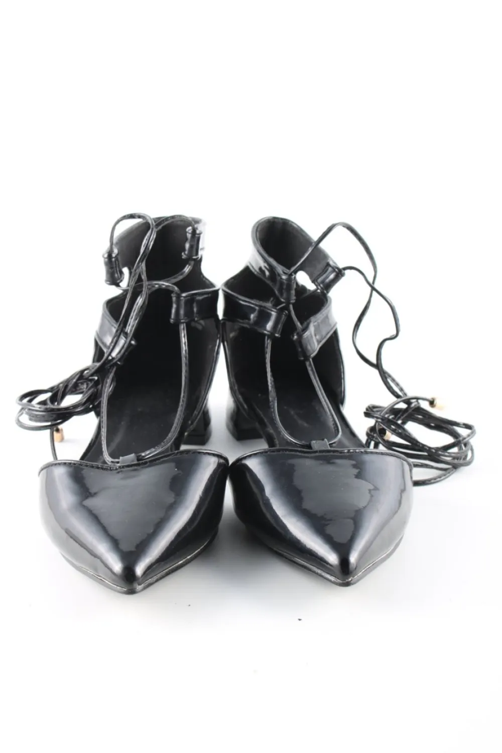 Ballerinas>Asos Riemchen Ballerinas Größe 38 schwarz