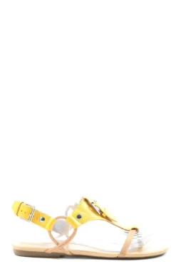 Sandalen>Bianco Riemchen-Sandalen Größe 38 dunkelgelbbeige