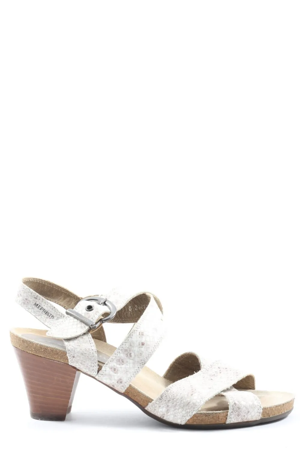 Sandaletten>Mephisto Riemchen-Sandaletten Größe 38 wollweiß