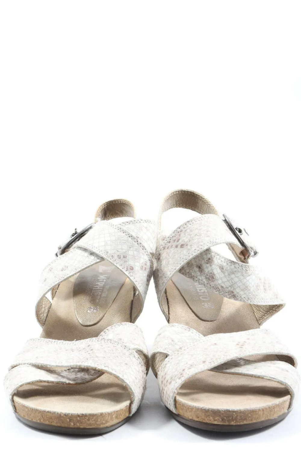 Sandaletten>Mephisto Riemchen-Sandaletten Größe 38 wollweiß